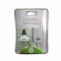 Xbox 360 Play & Charge Kabel Incl. Accu