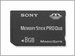 16 GB. Sony Memory Stick Pro DUO 