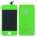 iPhone 4 Behuizing Incl. LCD Groen (voor en achterkant) 